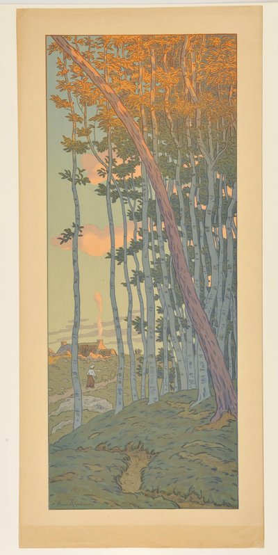 De sidste stråler af Henri Rivière