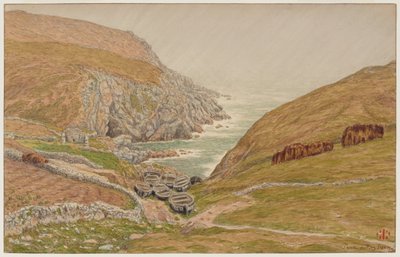 Lille vig nær Pointe du Raz af Henri Rivière