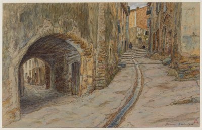Rue Rompi-cou, Bormes af Henri Rivière