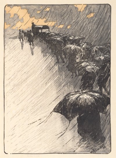 Begravelsen ved Trestraou af Henri Rivière