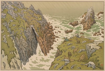 Naturens aspekter: Klippen af Henri Rivière