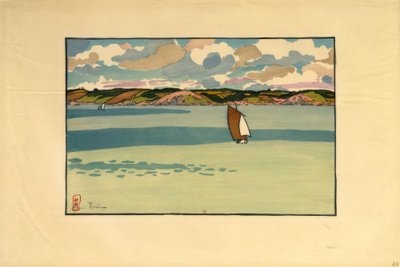 Båd, Fresnaye-bugten (Saint-Cast) af Henri Rivière