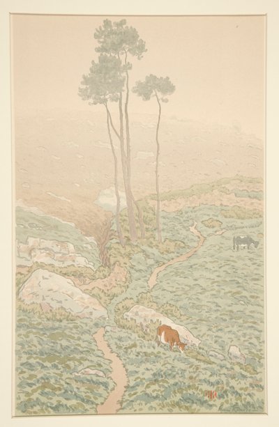 Morgenbrunette, fra La Feerie des Heures af Henri Rivière