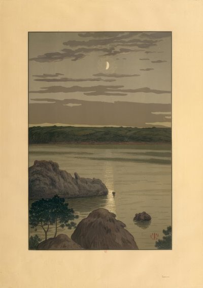 Måneskin i Landmelus af Henri Rivière