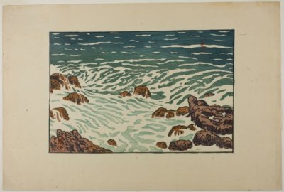 Lille bølge stiger, Pointe de la Haye af Henri Rivière
