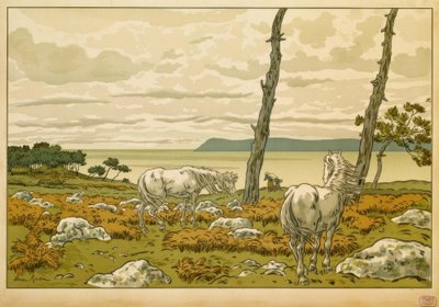 På badeværelset af Henri Rivière