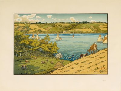 Le Trieux i Kermarie af Henri Rivière