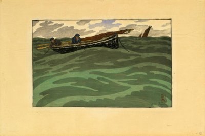 Fiskere til søs (Loguivy) af Henri Rivière