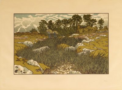 Stream ved Loperec af Henri Rivière