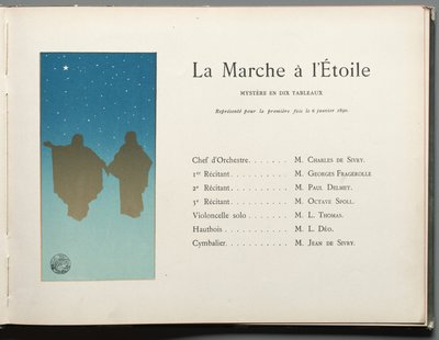 The Progress of the Stars: Marchen til den mystiske stjerne i ti tableauer af Henri Rivière