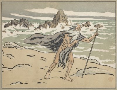 Den omvandrende jøde: Cover af Henri Rivière