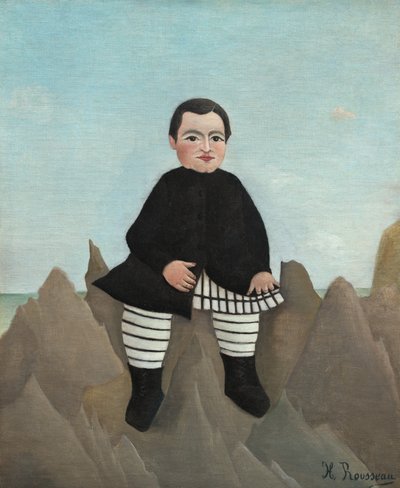 Boy on the Rocks af Henri Rousseau