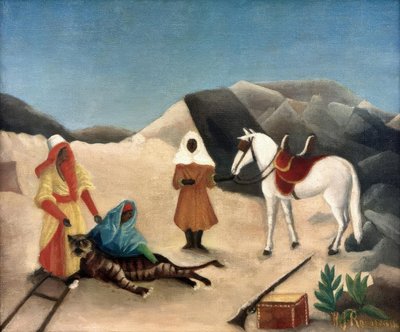 Tigerjagt af Henri Rousseau