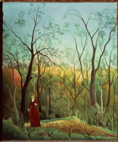 Gåturen i skoven af Henri Rousseau