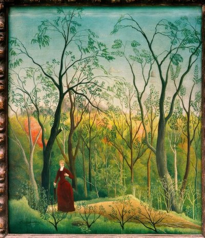 Gåturen i skoven af Henri Rousseau