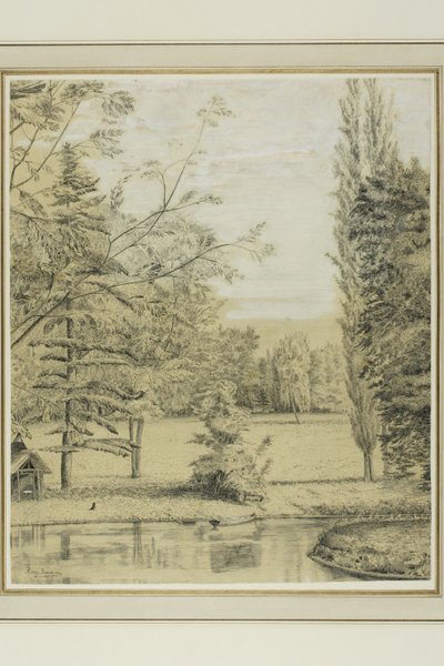 Flod- og parklandskab af Henri Rousseau
