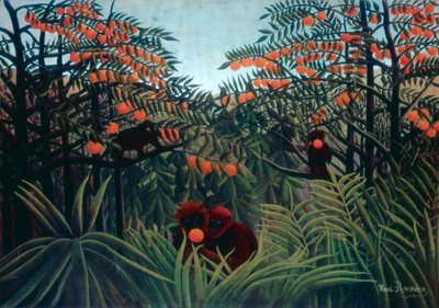 Troperne, 1910 af Henri Rousseau