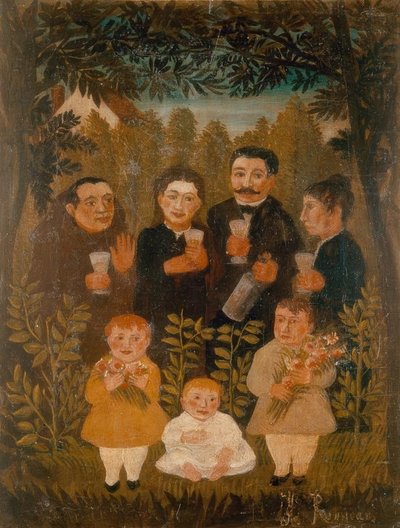 Forenet familie af Henri Rousseau