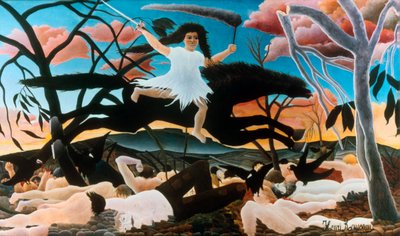 War, or the Ride of Discord, 1894 af Henri Rousseau