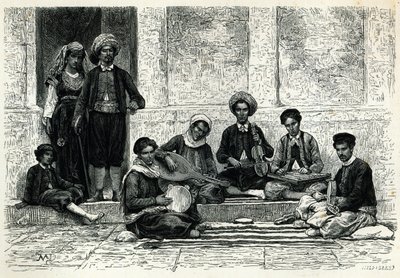 En jødisk koncert: Tlemcen af Henri Theophile Hildibrand