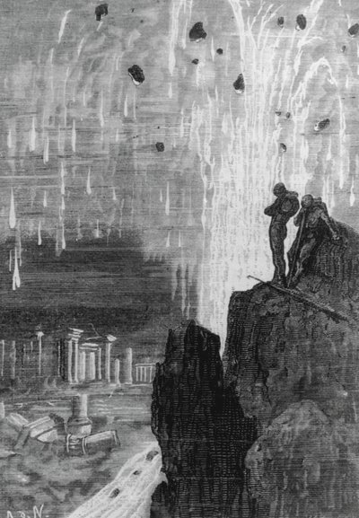 Kuvitus Jules Vernen teoksesta "20 000 Leagues Under the Sea". af Henri Theophile Hildibrand