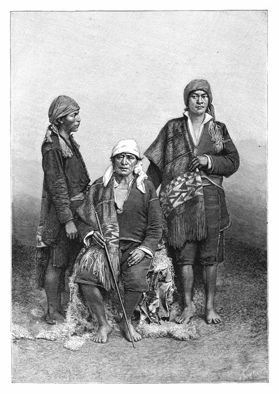 Indianere fra Tecpan, Guatemala, c1890. af Henri Thiriat