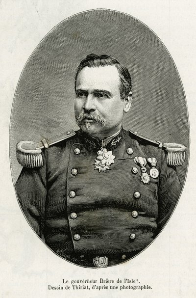 Portræt af guvernør Louis Briere de L