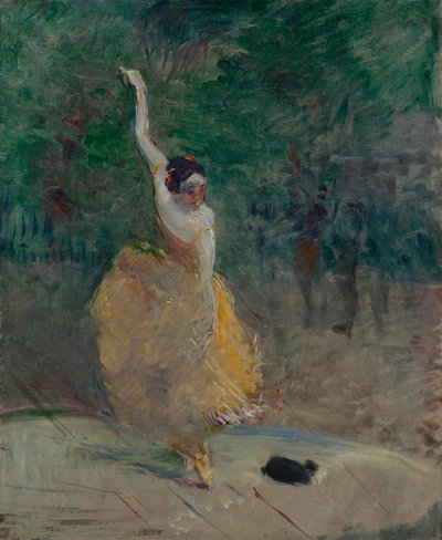 Spansk danser, 1883-1885. af Henri Toulouse Lautrec de