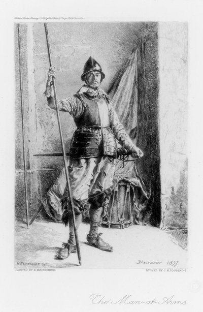 The Man at Arms, c1880-1882. af Henri Toussaint
