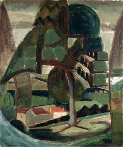Landskab ved Meulon-Hardricourt af Henri Victor Gabriel Le Fauconnier