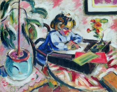Lille skolepige af Henri Victor Gabriel Le Fauconnier