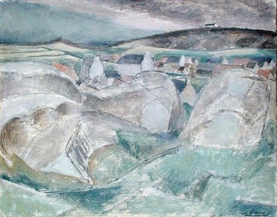 Landsby i bjergene af Henri Victor Gabriel Le Fauconnier