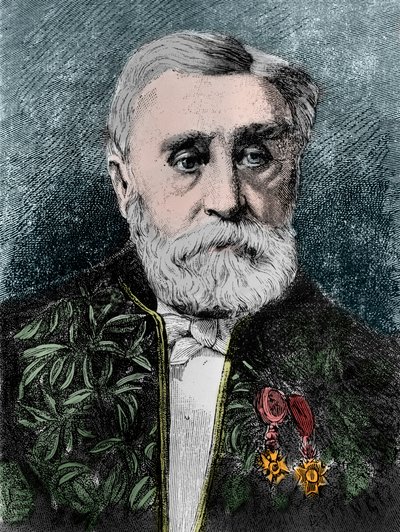 Portræt af Adhemar Jean Claude Barre de Saint-Venant af Henri after Dochy