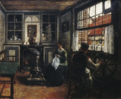 spinneren af Henri de Braekeleer