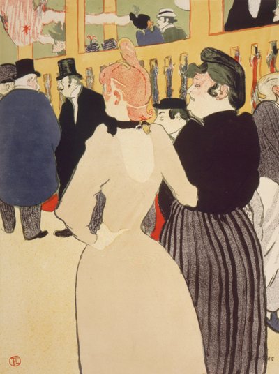 Ved Moulin Rouge af Henri de Toulouse Lautrec