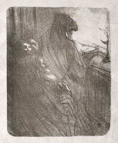 Ved foden af ​​Sinai: De polske jøders bøn af Henri de Toulouse-Lautrec