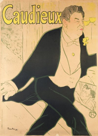 Caudieux af Henri de Toulouse Lautrec