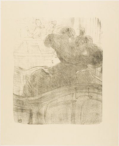 Cléo de Mérode, fra Thirteen Lithographs af Henri de Toulouse-Lautrec