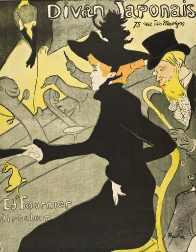 Divan Japonais af Henri de Toulouse-Lautrec