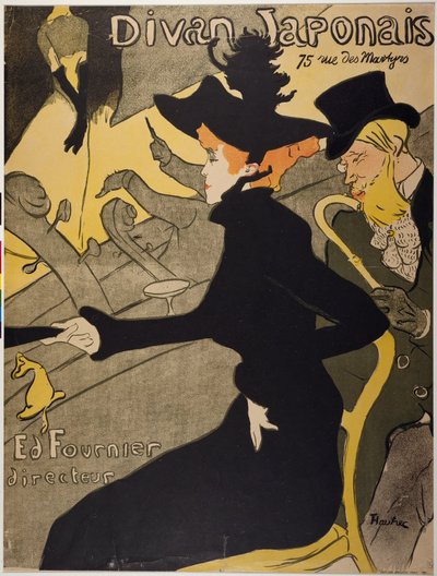 Divan Japonais af Henri de Toulouse-Lautrec