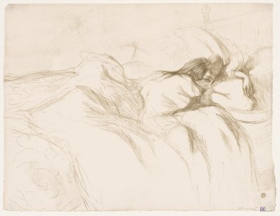Elles: Kvinde sover af Henri de Toulouse-Lautrec