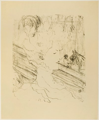 Emilienne d'Alençon, fra Tretten litografier af Henri de Toulouse-Lautrec