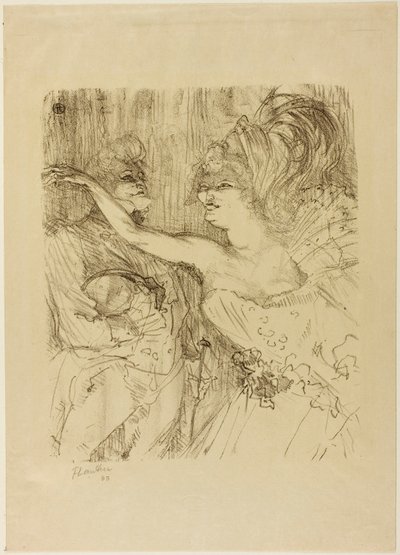 Guy and Mealy i "Paris qui Marche" af Henri de Toulouse-Lautrec