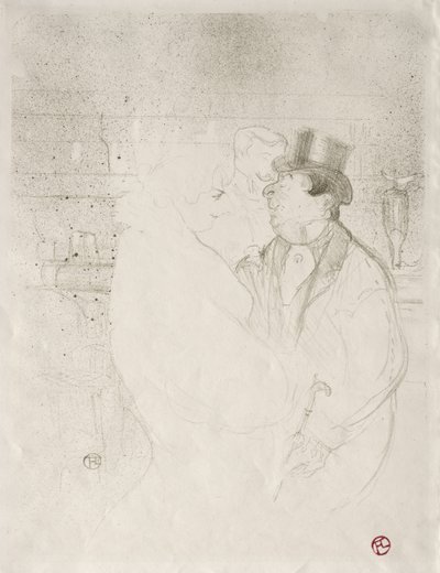 Ida Heath ved baren af Henri de Toulouse-Lautrec