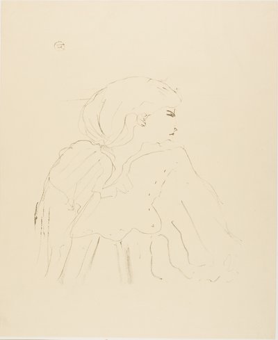 Jane Hading, fra Thirteen Lithographs af Henri de Toulouse-Lautrec