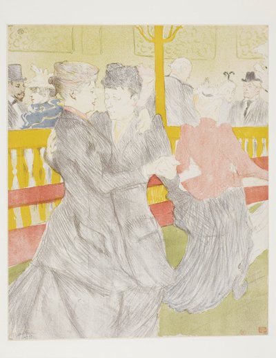 Dansen på Moulin Rouge af Henri de Toulouse-Lautrec