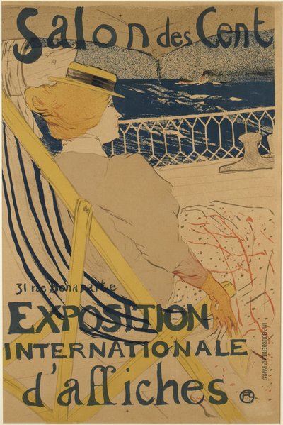 La Passagère du 54 – Promenade en Yacht (Passageren fra nummer 54 – På en sejltur) af Henri de Toulouse-Lautrec