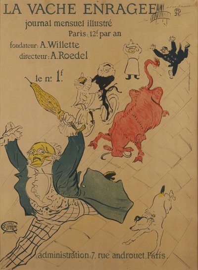 Den gale ko af Henri de Toulouse-Lautrec