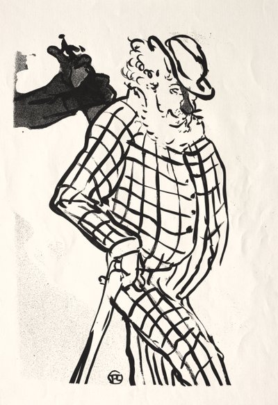 Café-koncerten: American Singer af Henri de Toulouse-Lautrec