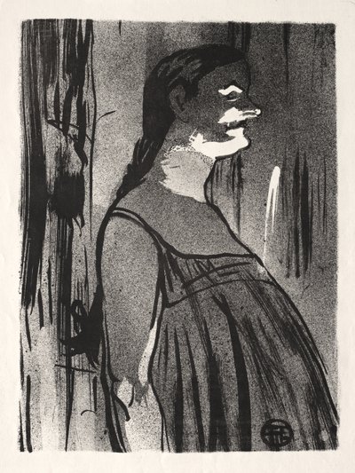 Café-koncerten: Fru Abdala af Henri de Toulouse-Lautrec